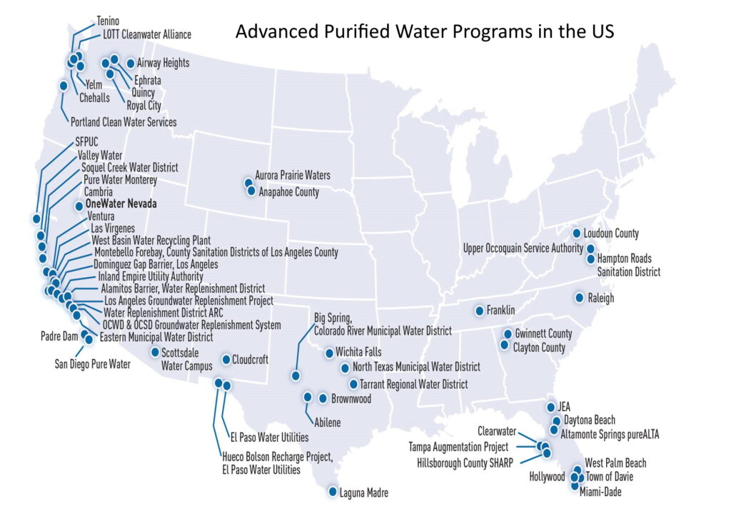 Where is water purification already in use?