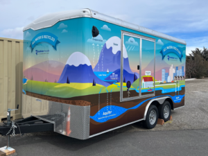 trailer used to provide public education about water reuse